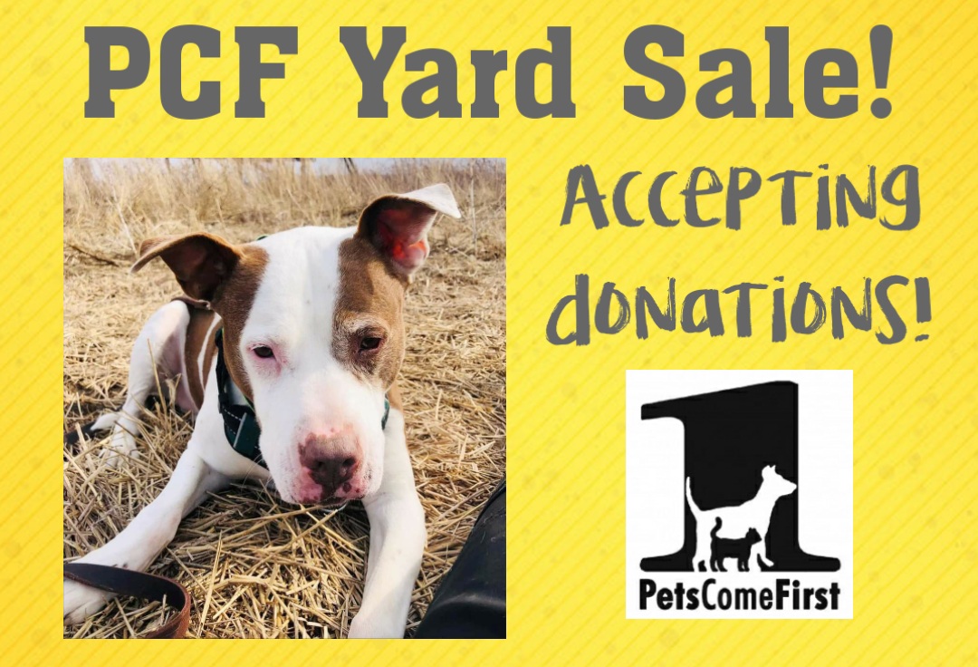 PCF Yard Sale! - Pets Come First